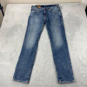 True Religion NWT Men's Size 33x32 Rocco Skinny NF 32 SN 105459 Blue Denim Jeans